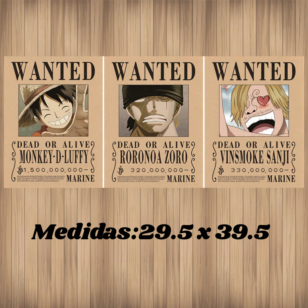 Cuadro Lenticular 3D - "Triple Amenaza" Wanted