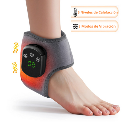 Masajeador Eléctrico de Tobillo y Pie con Calor y Vibración