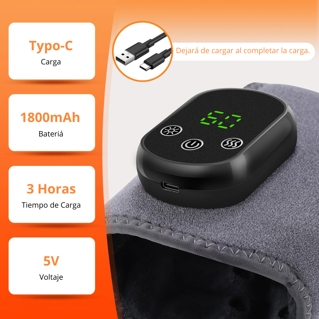 Masajeador Eléctrico de Tobillo y Pie con Calor y Vibración