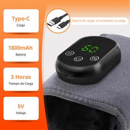 Masajeador Eléctrico de Tobillo y Pie con Calor y Vibración