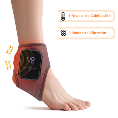 Masajeador Eléctrico de Tobillo y Pie con Calor y Vibración