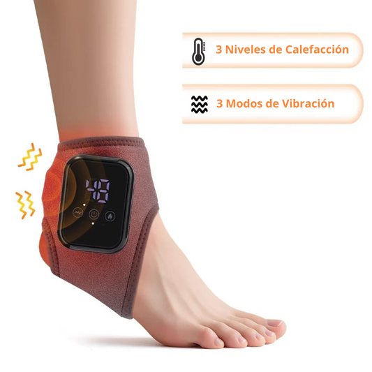 Masajeador Eléctrico de Tobillo y Pie con Calor y Vibración